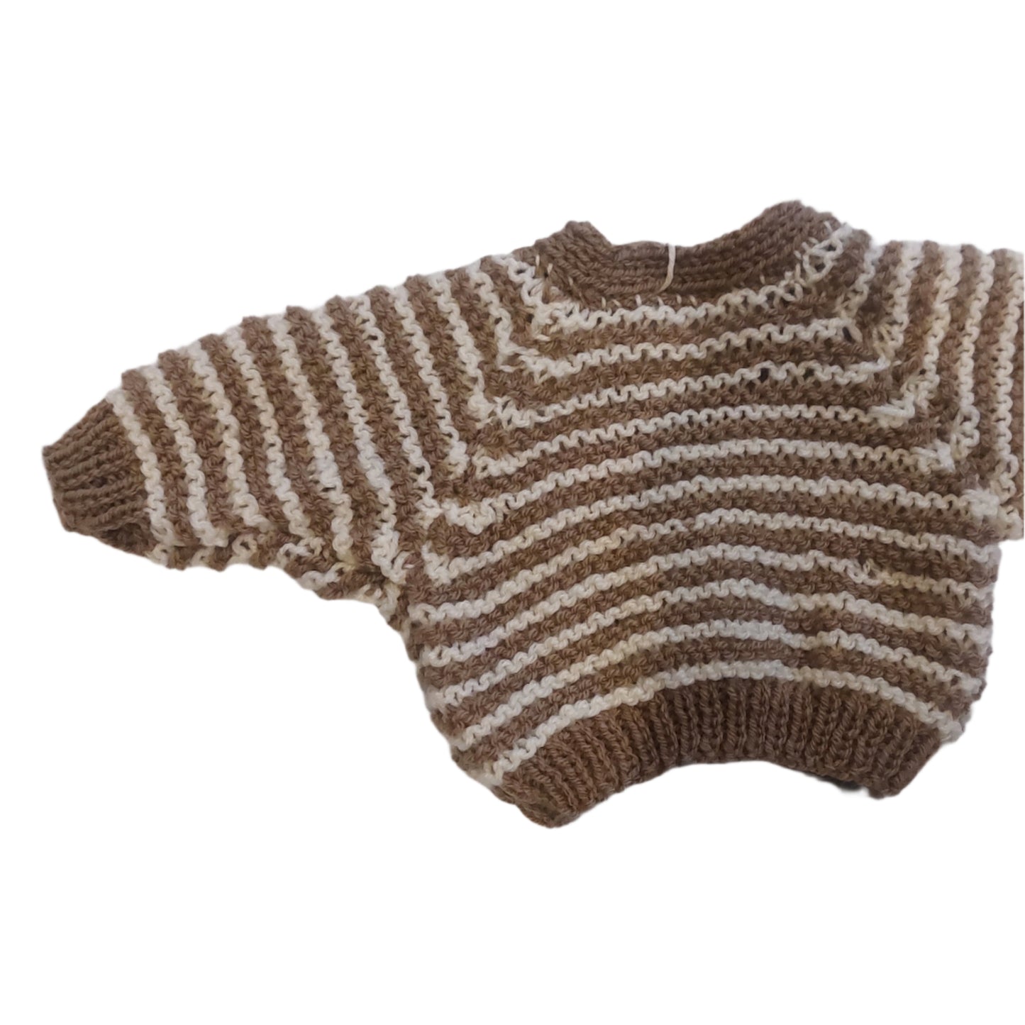 KNITTED STRIPE CARDIGAN - 3 COLOURS 6-12 MONTHS