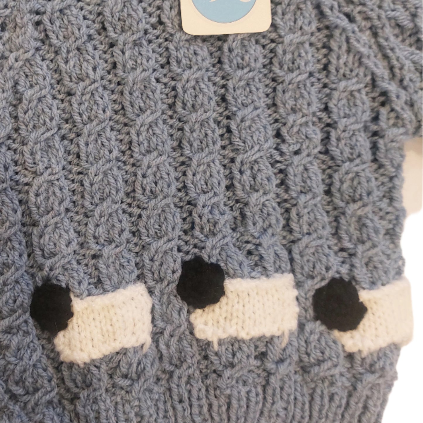 SHEEP JUMPER - ANNABEL'S BLUE 1-2 YEARS