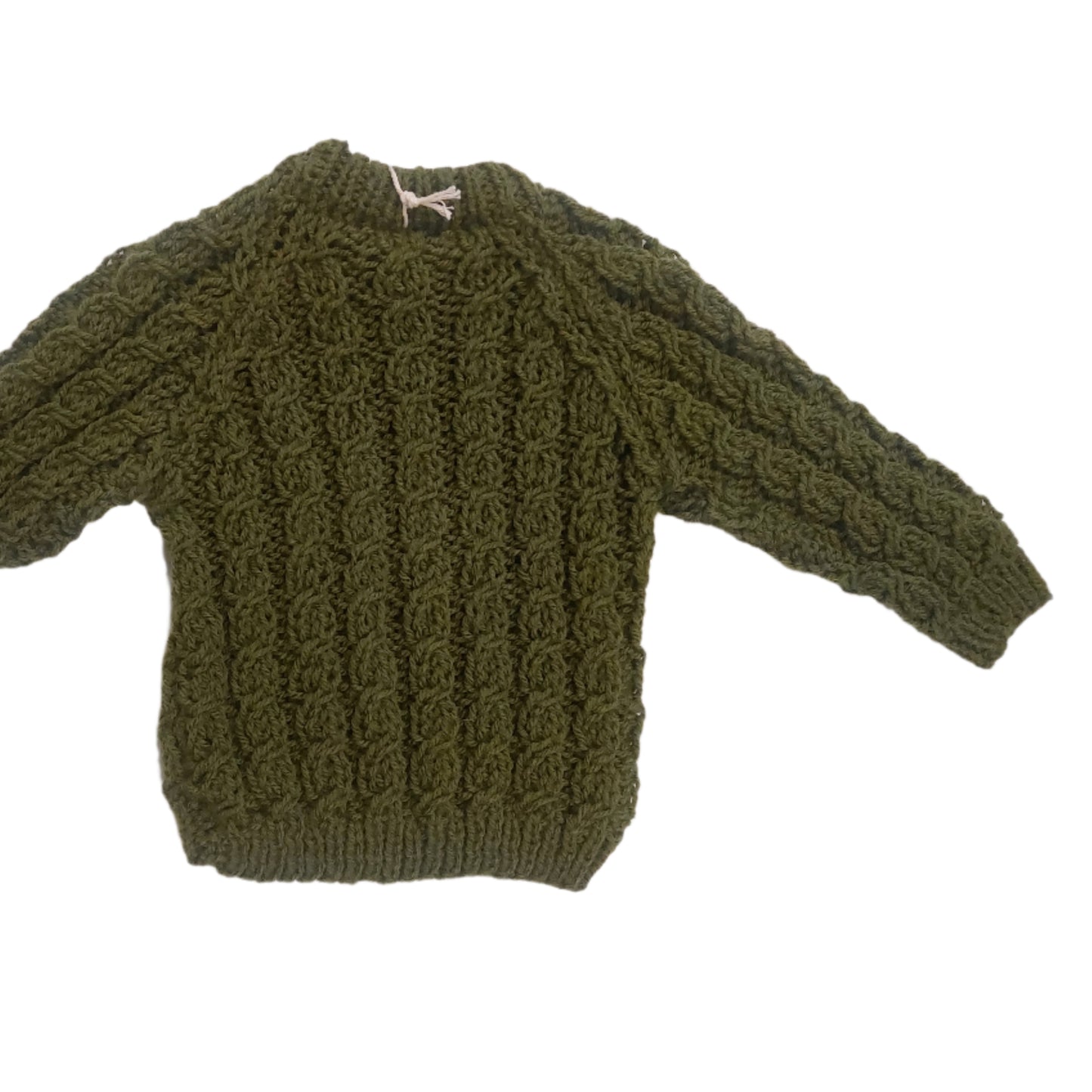 TRACTOR JUMPER - OLIVE GREEN 1-2 YEARS