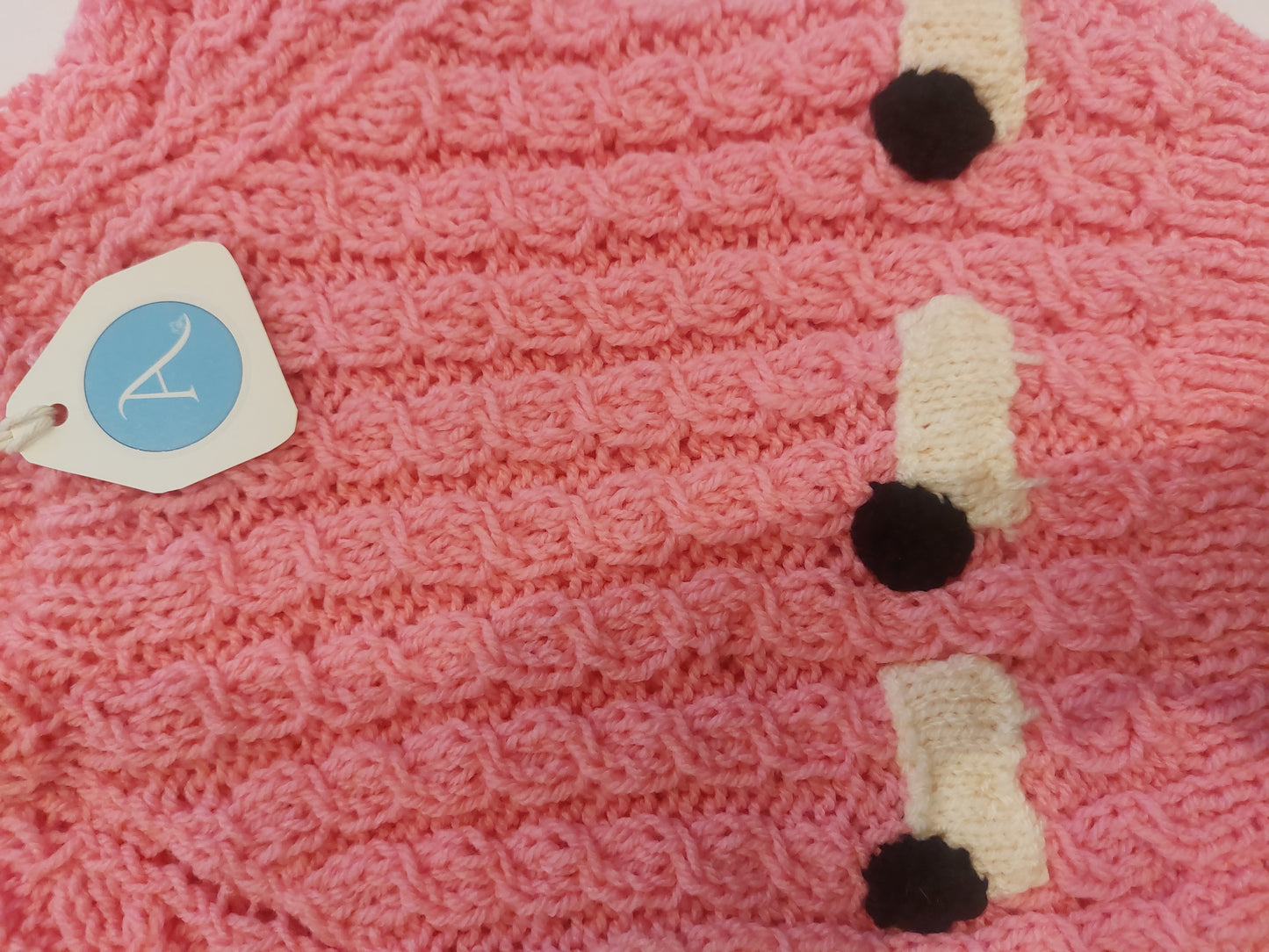 SHEEP JUMPER - PRETTY PINK 1-2 YEARS