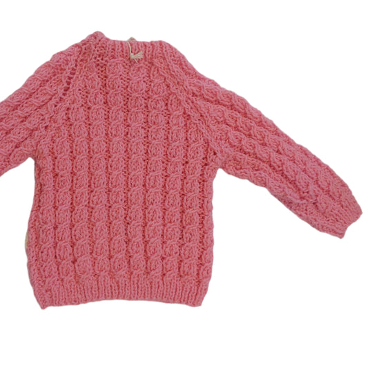 SHEEP JUMPER - PRETTY PINK 1-2 YEARS