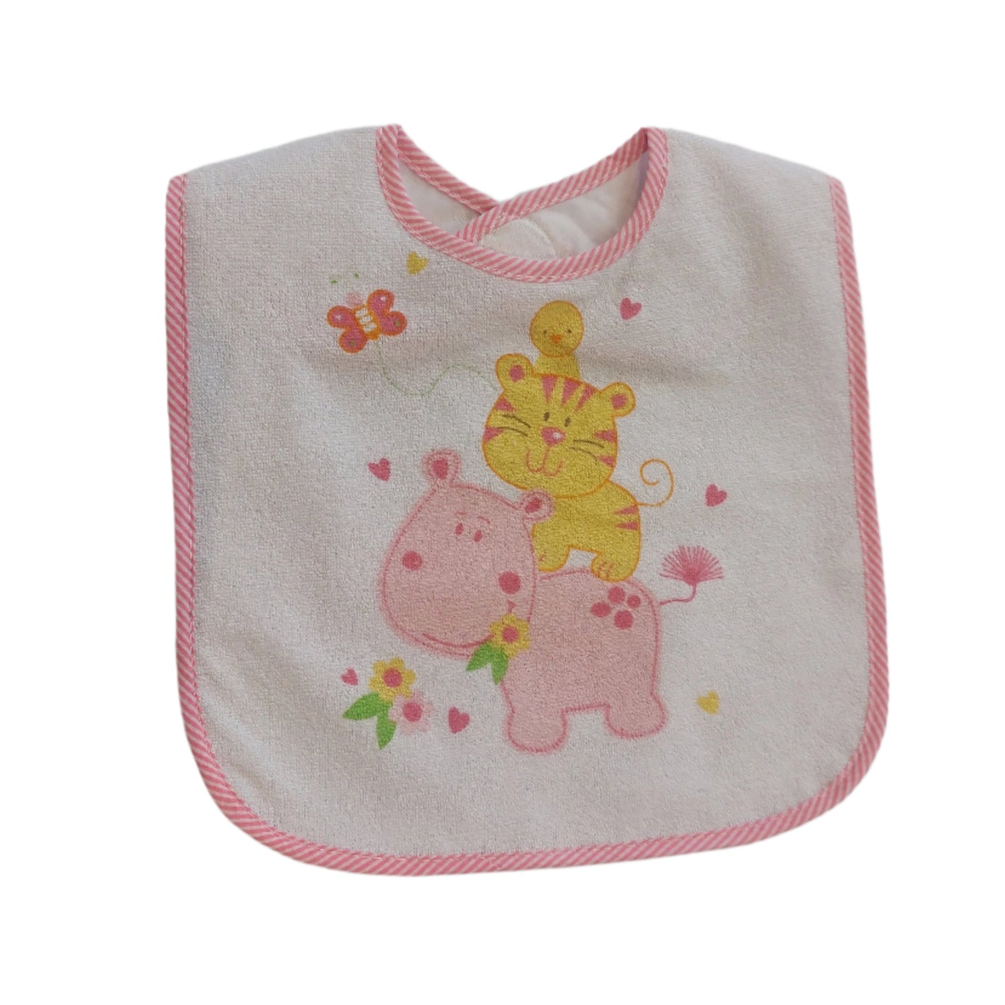 BABY VELCRO BIB - 3 COLOURS