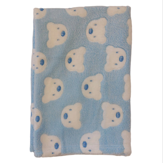 BLUE PATTERNED COSY WRAP - 3 PATTERNS