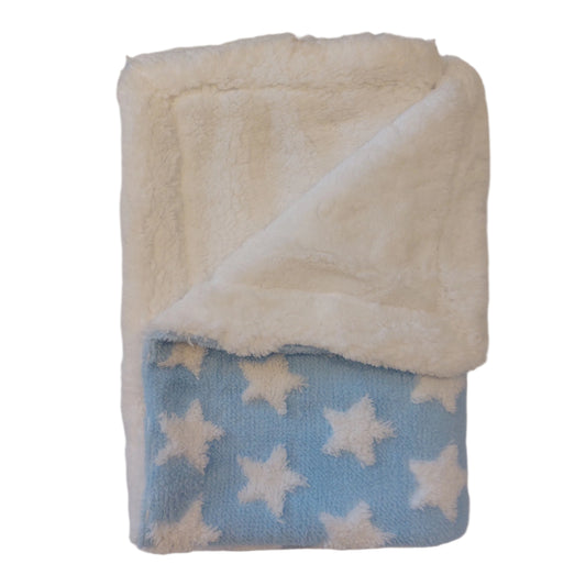 FLEECE BACKED COSY BLANKET - 3 PATTERNS