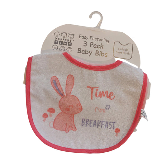 3 PACK MEAL BIBS WITH PEVA BACK