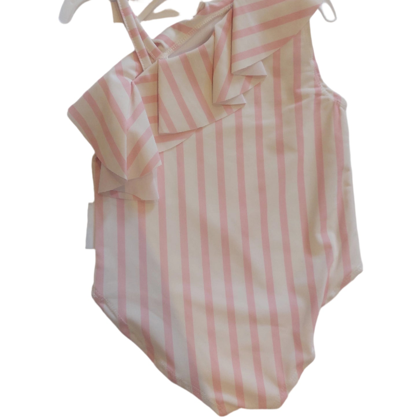 PINK RUFFLE SWIMSUIT WITH SUNGLASSES SET - 2-PIECE TODDLER SWIMWEAR 12-30 MONTHS