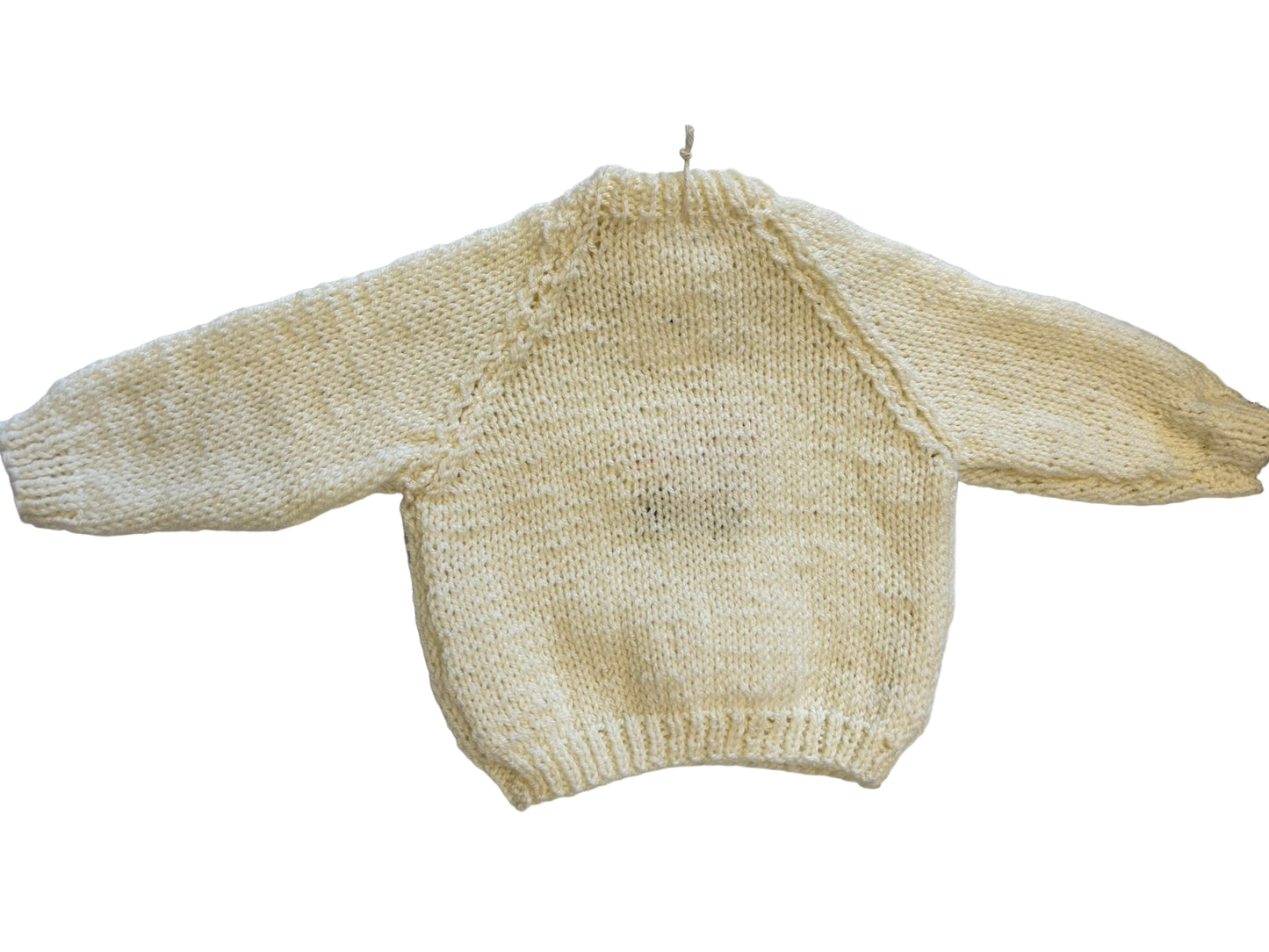 CREAM JUMPER WITH RED TRACTOR - 1-2 YEARS