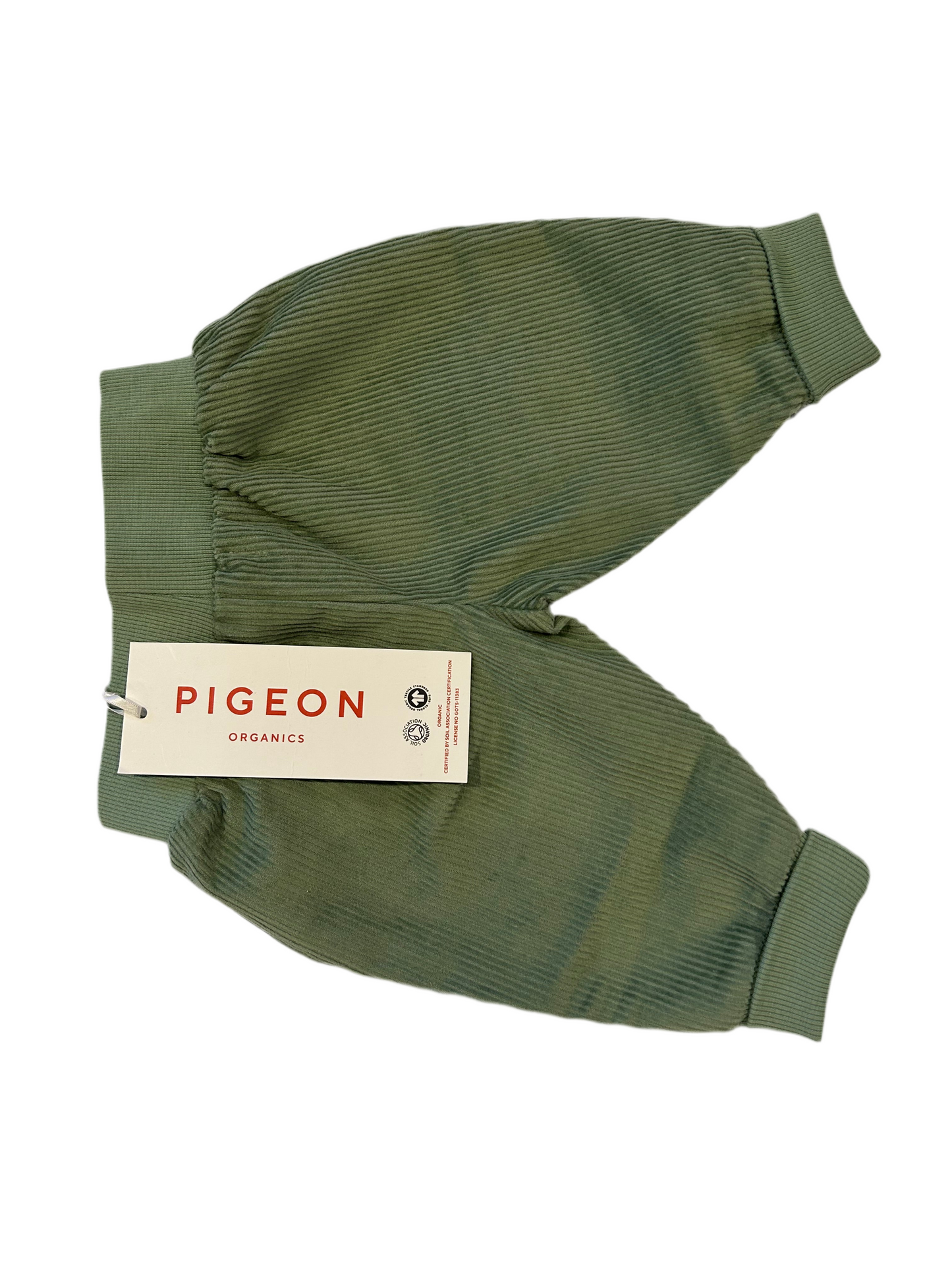 PIGEON ORGANICS BABY CORD TROUSERS - GREEN
