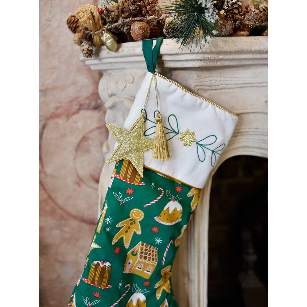 GINGERBREAD CHRISTMAS STOCKING