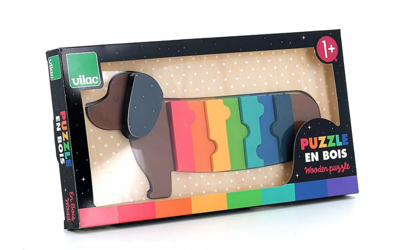 DOG COLOUR RECOGNITION PUZZLE | VILAC X ANDY WESTFACE