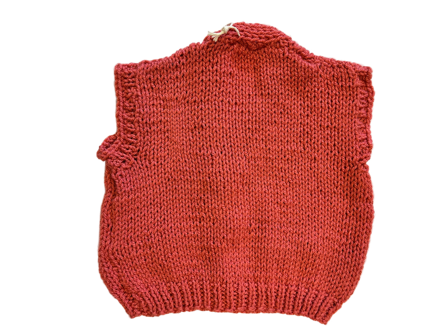 DUSTY ROSE PINK WITH SHEEP GILET - 9-12 MONTHS