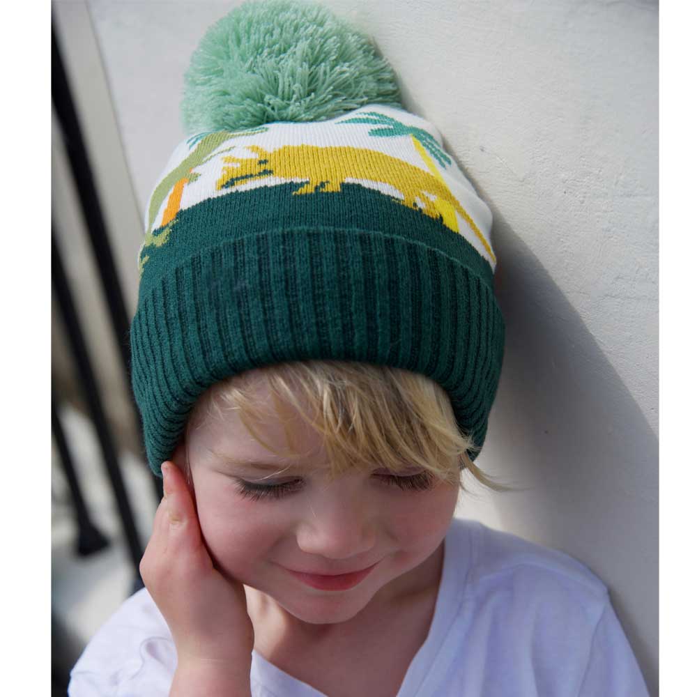 DINOSAUR KNITTED HAT