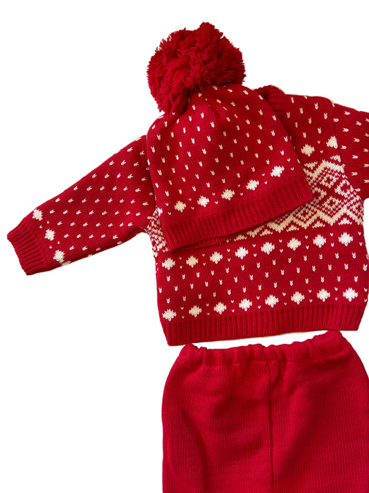 BABY FAIR ISLE 3 PIECE SET