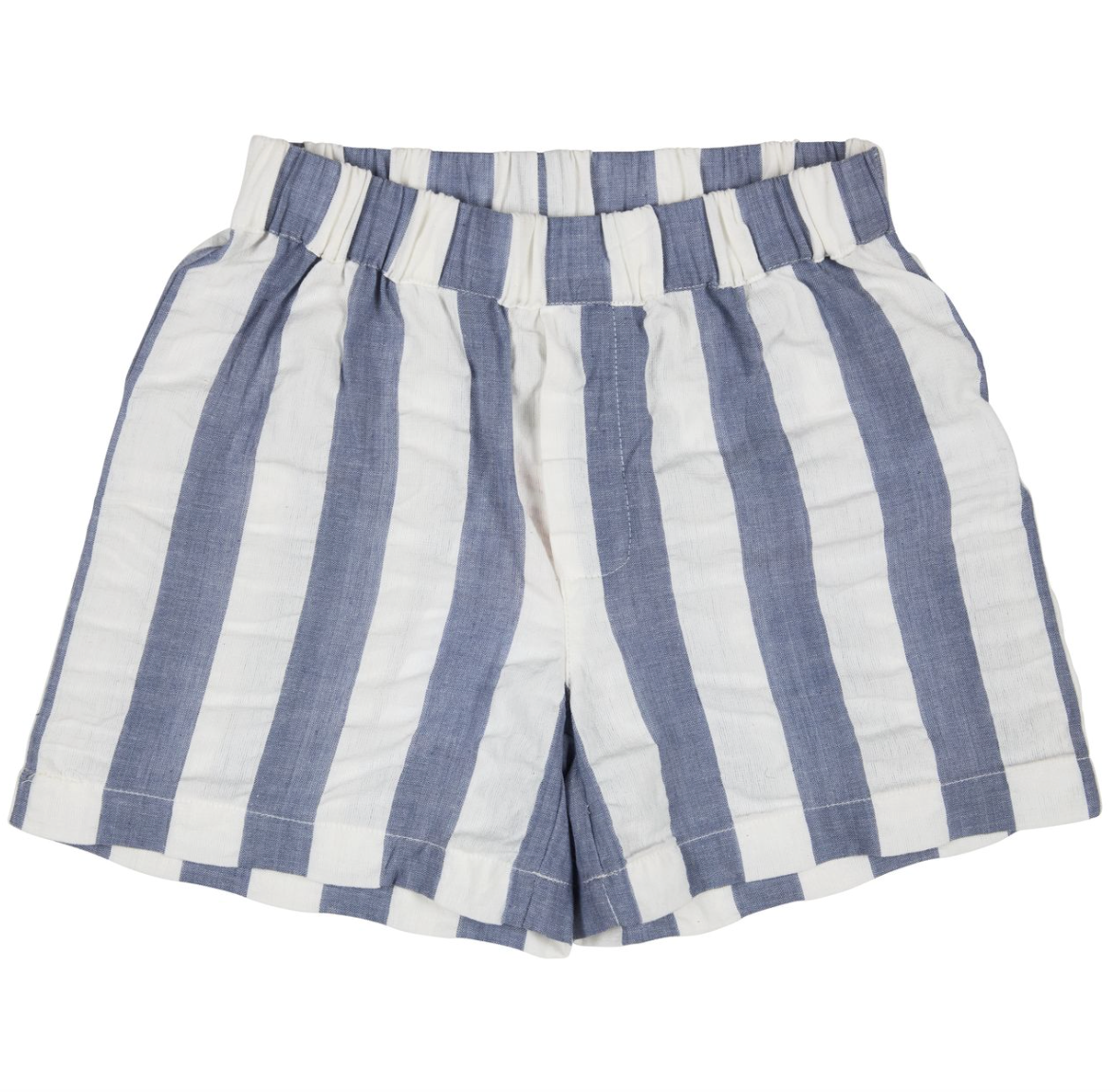 Kids Blue and white striped shorts