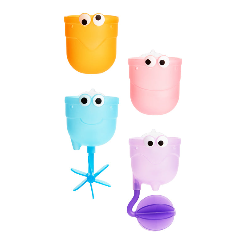 BATH CUPS WATER FALLS 4 PACK