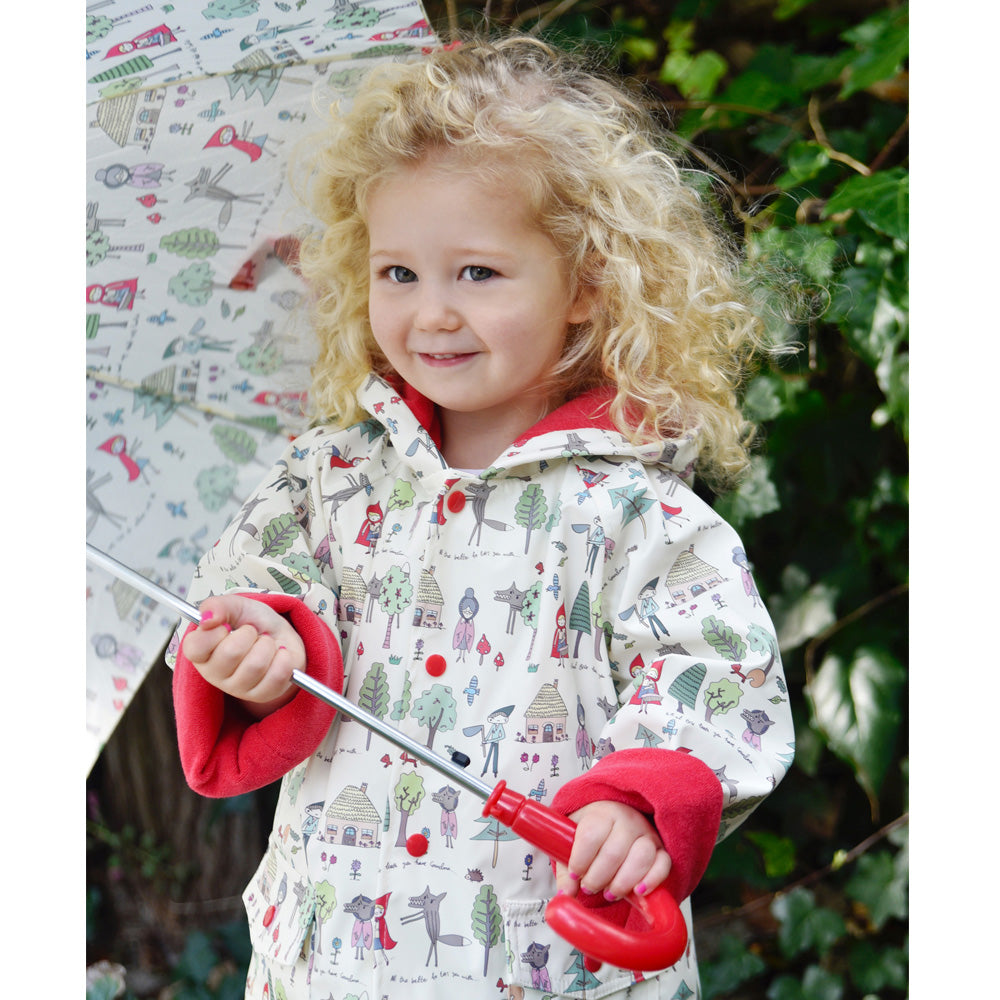 RED RIDING HOOD RAINCOAT - 4 SIZES