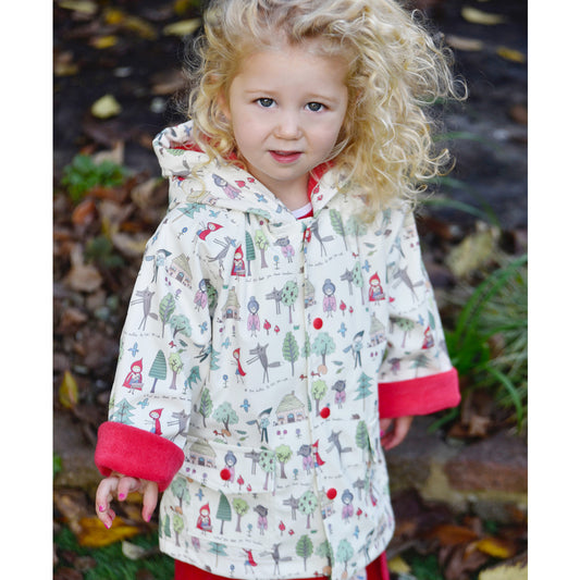 RED RIDING HOOD RAINCOAT - 4 SIZES