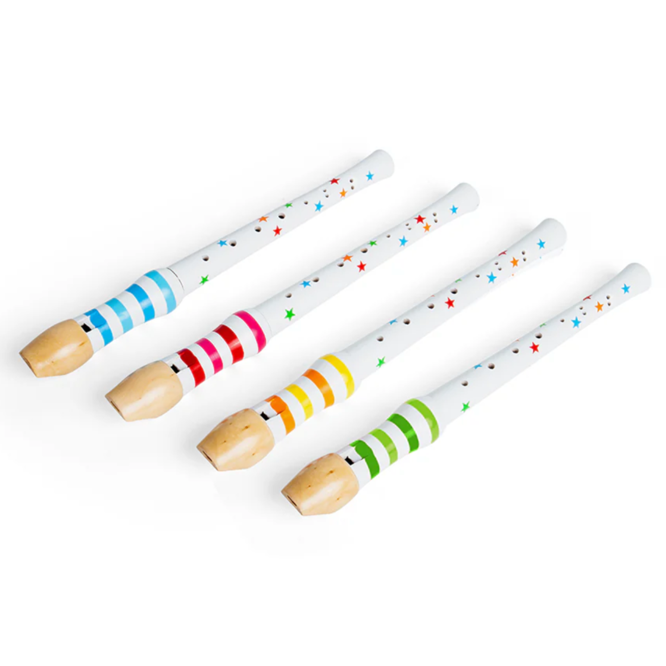 WOODEN RECORDER - 4 COLOURS