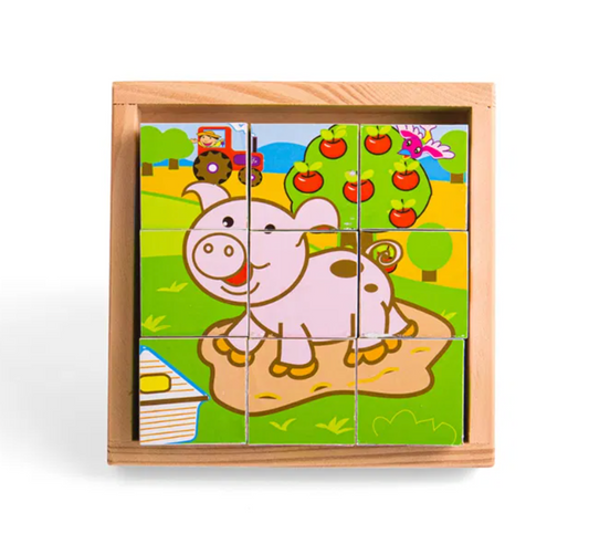 FARM CUBE PUZZLE - SMALL