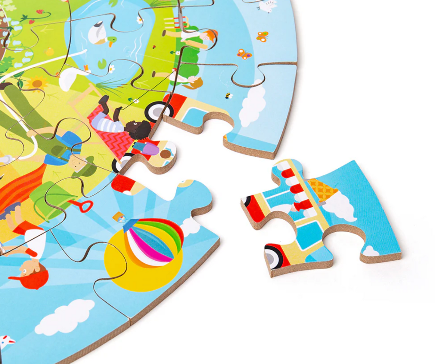 SEASONAL CIRCULAR FLOOR PUZZLE
