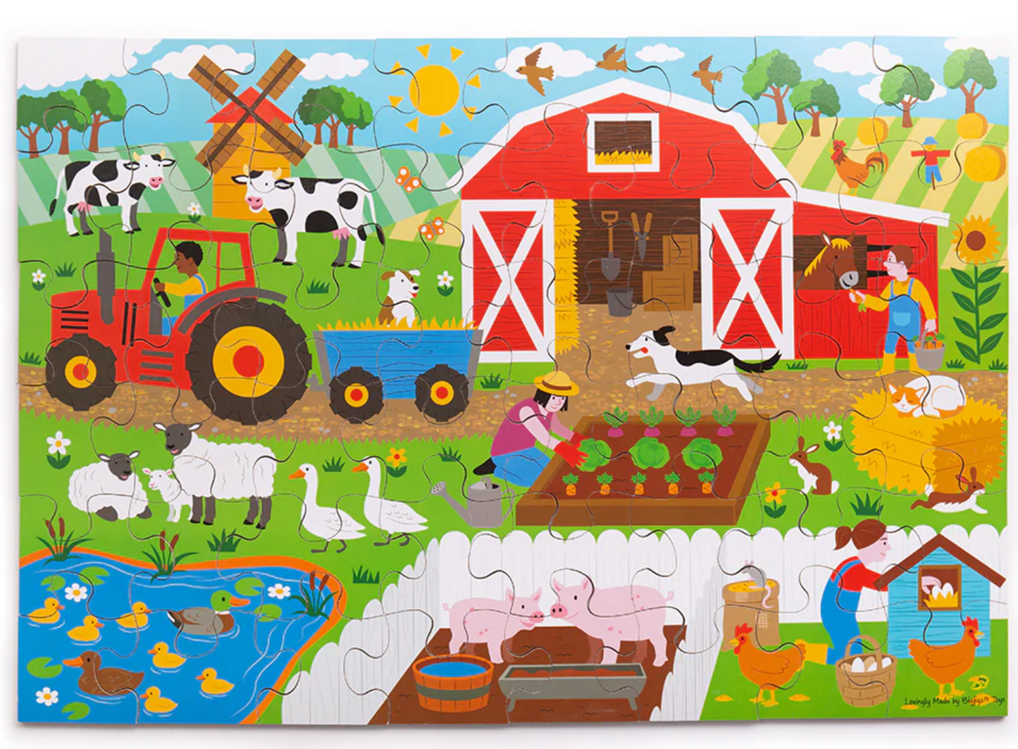 FARMYARD FLOOR PUZZLE (48 PIECES)