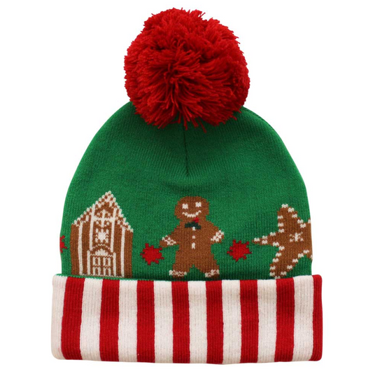 GINGERBREAD KNITTED HAT