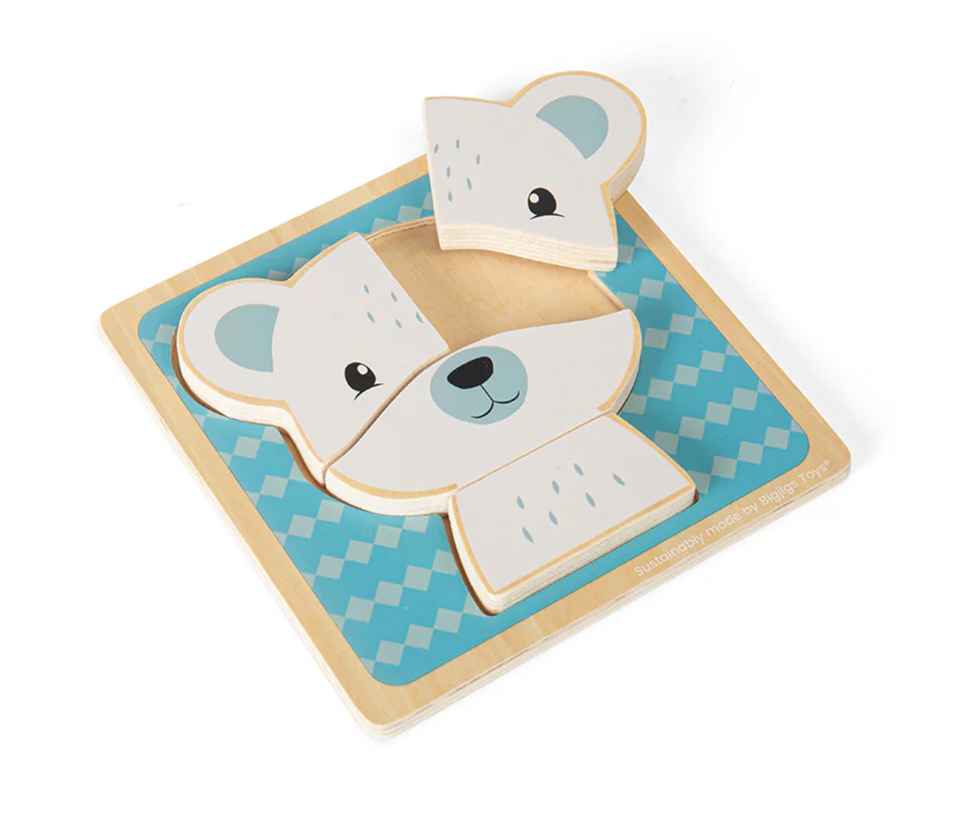 POLAR BEAR WOODEN PUZZLE