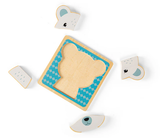 POLAR BEAR WOODEN PUZZLE