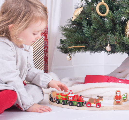 WOODEN CHRISTMAS TRAIN