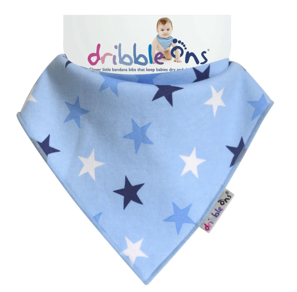 DRIBBLE ONS BIB - BLUE STAR