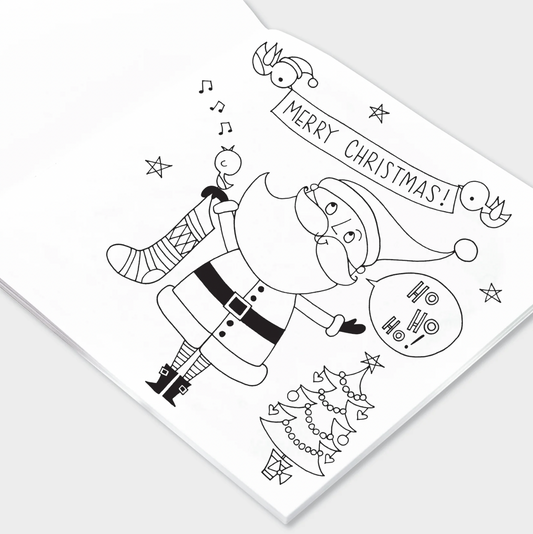 RACHEL ELLEN CHRISTMAS SANTA COLOURING BOOK