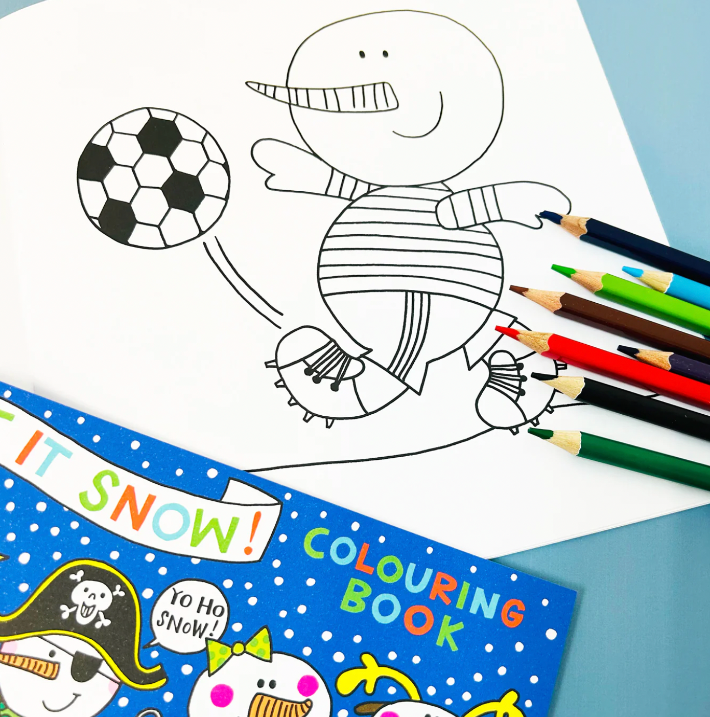 RACHEL ELLEN LET IT SNOW COLOURING BOOK