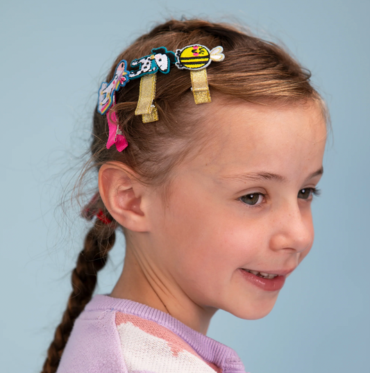 RACHEL ELLEN HAIR CLIPS - BEE/FLOWER