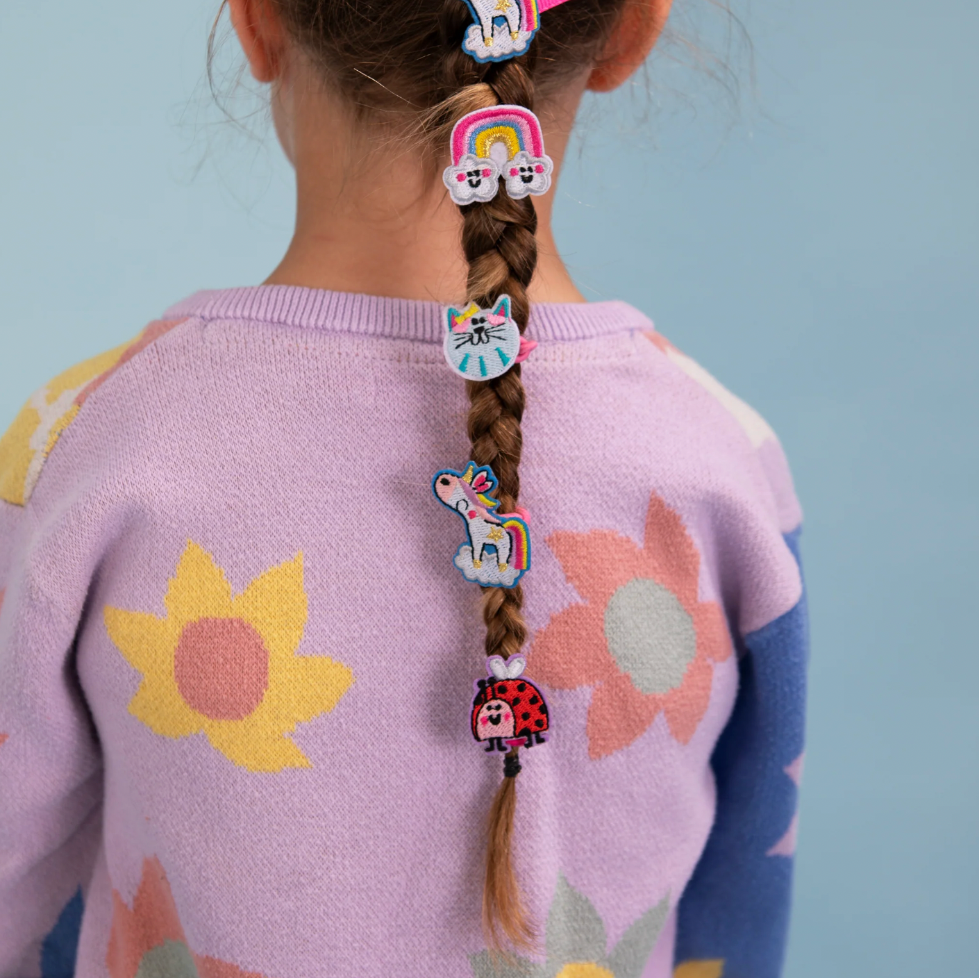 RACHEL ELLEN HAIR ELASTICS - LADYBIRD/TOADSTOOL