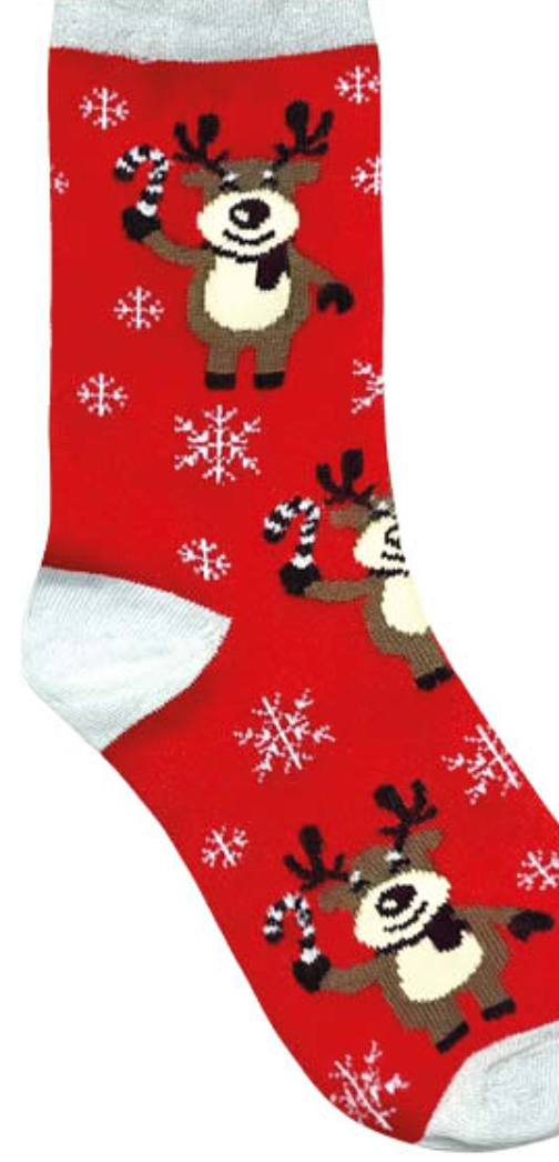 KIDS FESTIVE CHRISTMAS SOCKS - 2 COLOURS