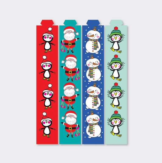 RACHEL ELLEN PAPER CHAINS - SANTA, PENGUIN & SNOWMEN