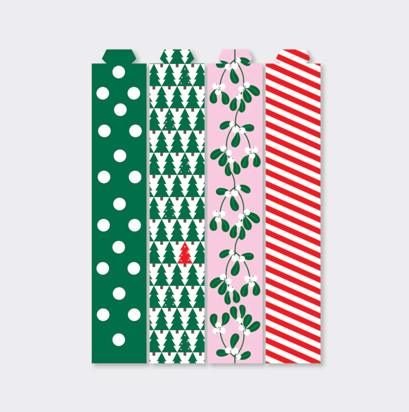 RACHEL ELLEN PAPER CHAINS - MISTLETOE AND SPOTS & STRIPES