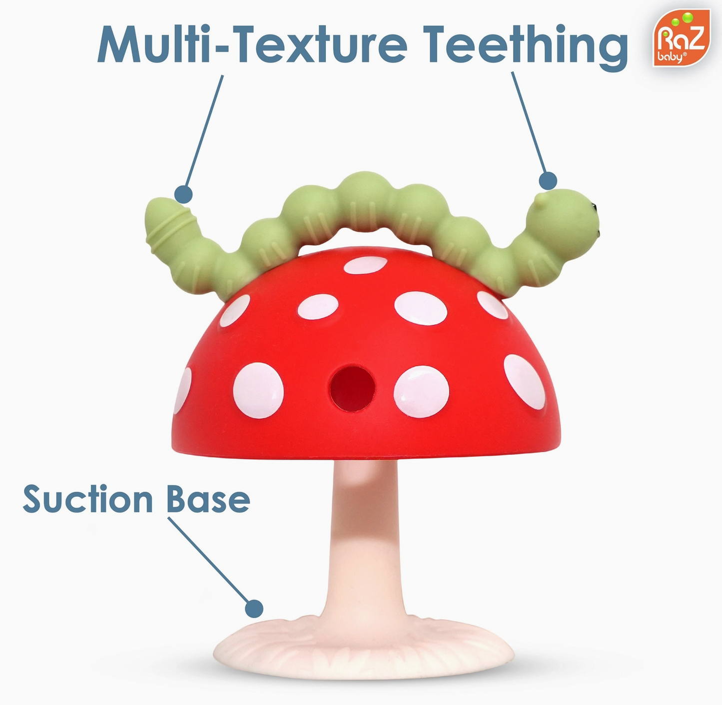CHOMPY MUSHROOM GRIP TEETHER