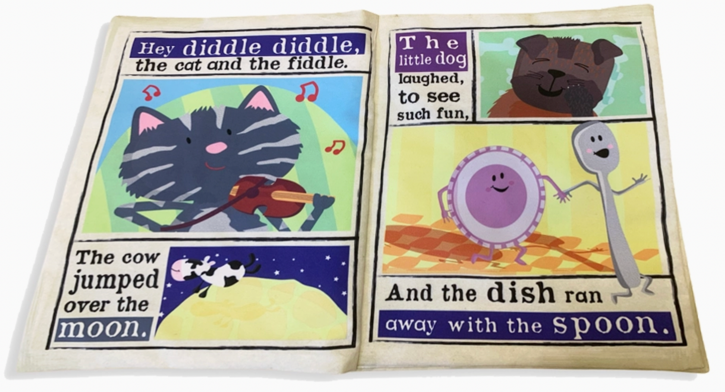 NURSERY TIMES CRINKLY NEWSPAPER - NURSERY RHYMES 1