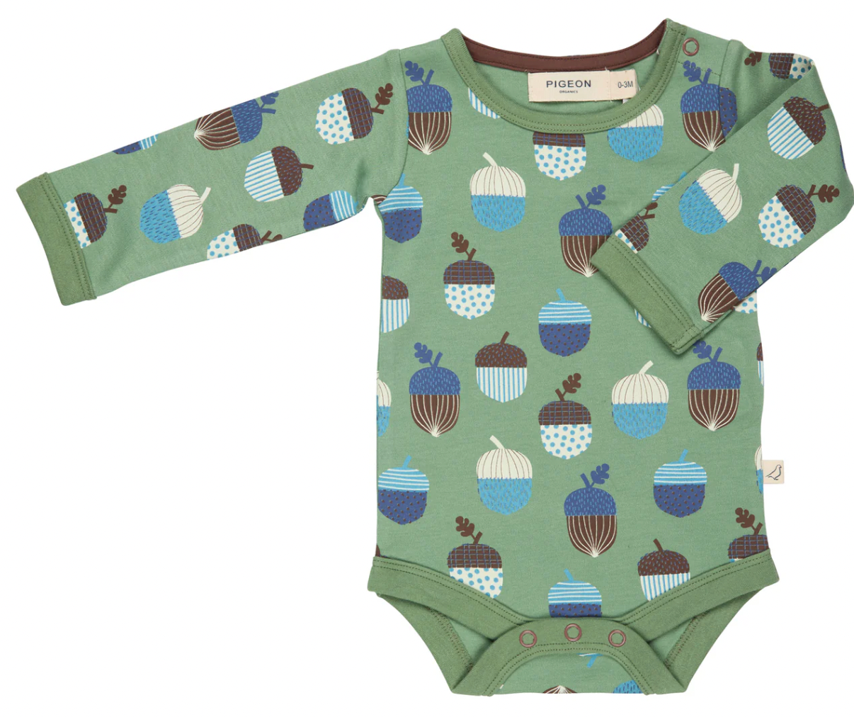 PIGEON ORGANICS BODY (AOP) ACORNS - GREEN