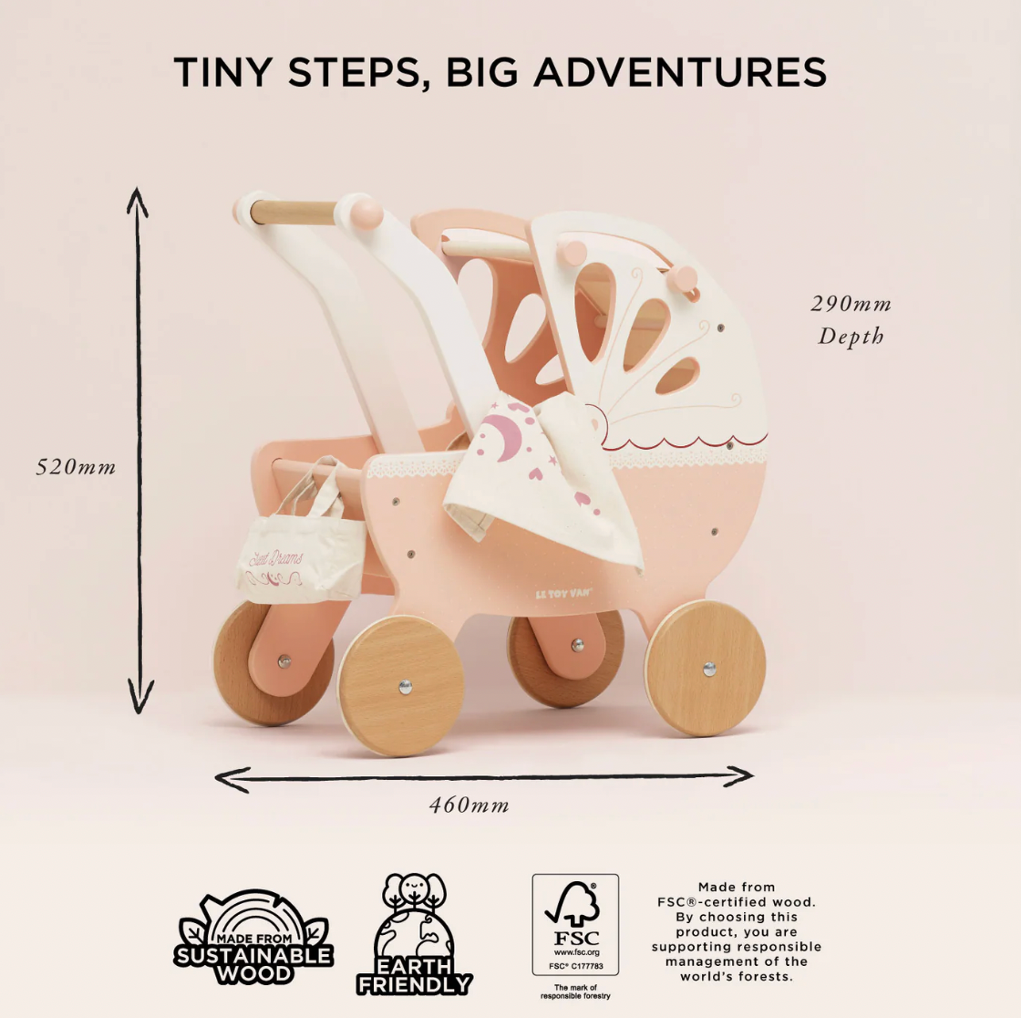 RETRO DOLLS PRAM