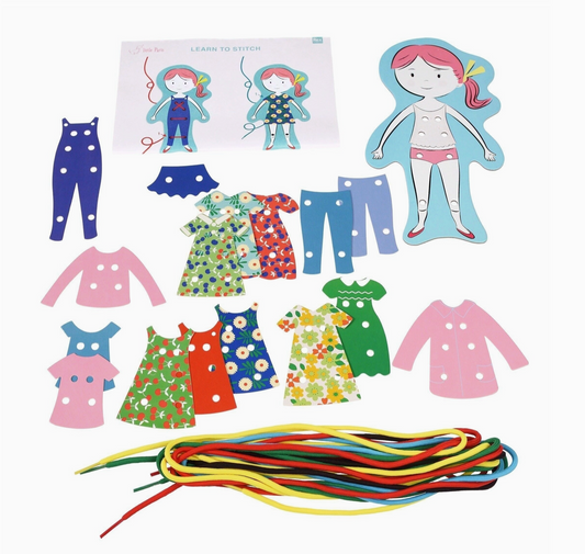 LEARN TO STITCH DRESS UP DOLLY SET | REX LONDON