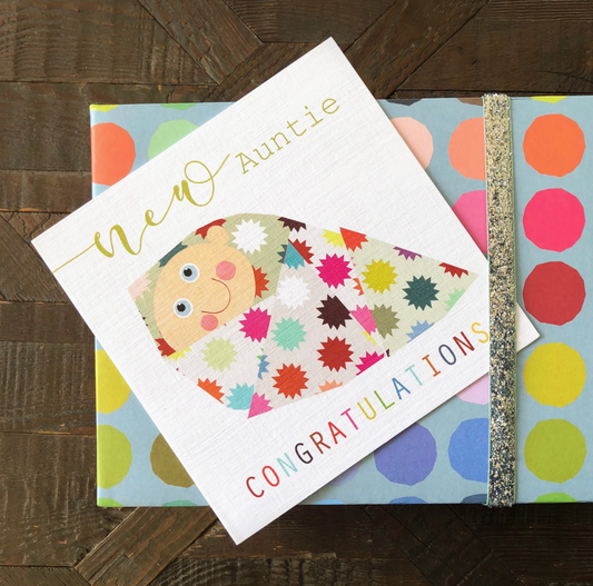 NEW AUNTIE BABY CARD | KALI STILEMAN