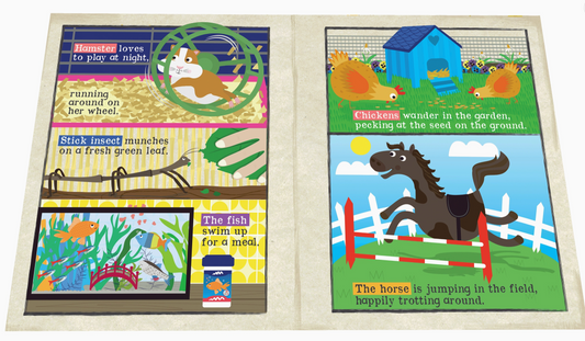 NURSERY TIMES CRINKLY NEWSPAPER - WE LOVE OUR PETS