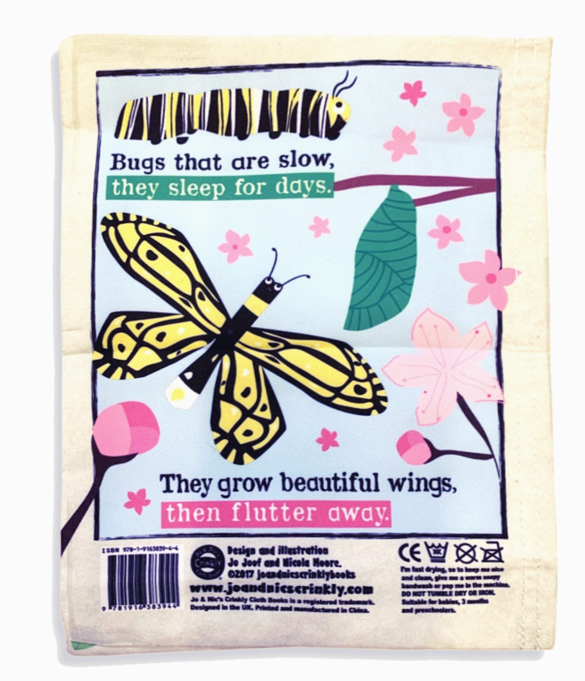 NURSERY TIMES CRINKLY NEWSPAPER - BUGS