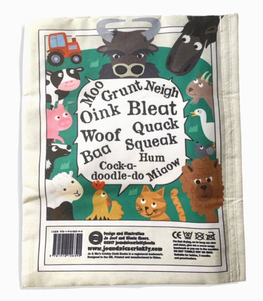 NURSERY TIMES CRINKLY NEWSPAPER - COMIC ISSUE 2 FARM ANIMAL NOISES