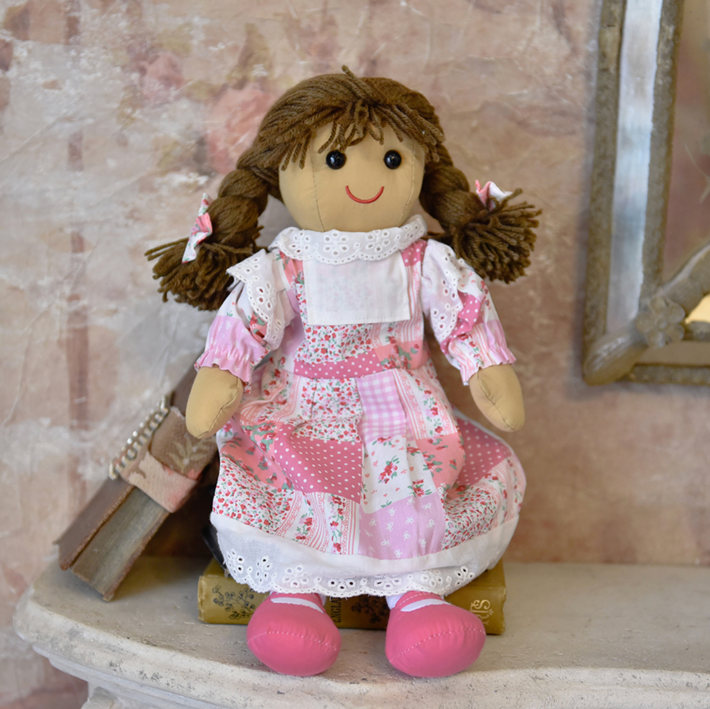 PINK PATCHWORK RAGDOLL | POWELL CRAFT