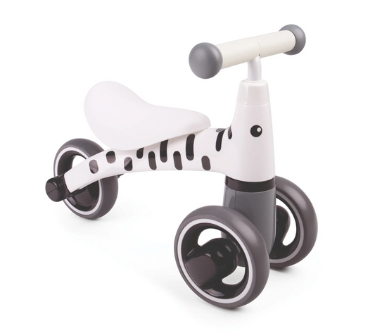 Children's balance bike with zebra pattern. TODDLER RIDE ON TOY - ZEBRA | DIDITRIKE