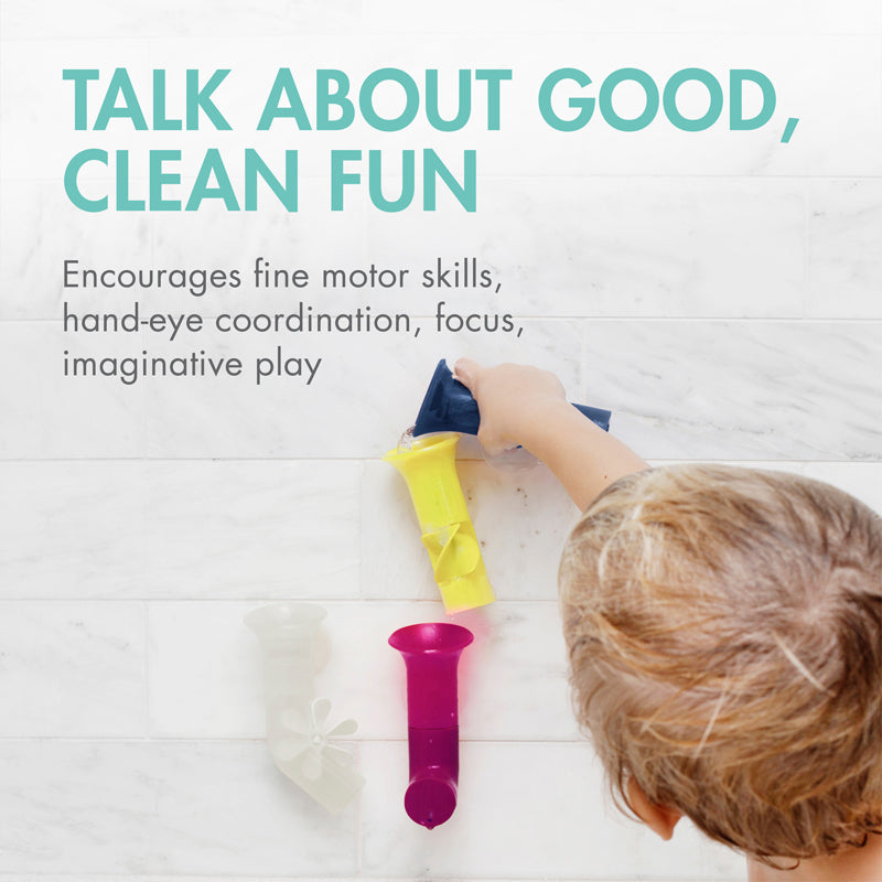 PIPES BUILDING BATH TOY SET 5 PACK