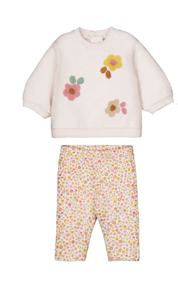 Mayoral Toddler Big Flower Jumper and Leggings Set from Annabels of Cranbrook girl boutique clothing